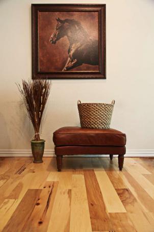 Carolina Hickory Hardwood The warmth and beauty of natural hardwood shines through in this harder