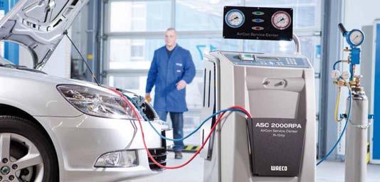 20 aircon Service centre AsC 2000rpA with fully automatic refrigerant analysis the unnoticed presence of contaminated refrigerant in a vehicle A/C system or refrigerant bottle runs the risk of