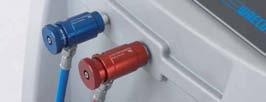 Service couplers on R 1234yf systems must have what is called a ventilated clearance to ensure that no refrigerant escapes from the air conditioner even