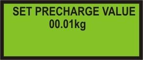 13.6. Pre-charge (Set the pre-charge value) Set the pre-charge value in order to compensate refrigerant that during the charging process stays