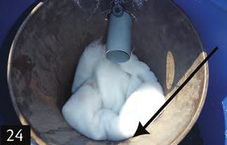 mm pipe Place filteration media (perlon, sponge, volcanic gravel etc) inside the bucket (image 24). 5.