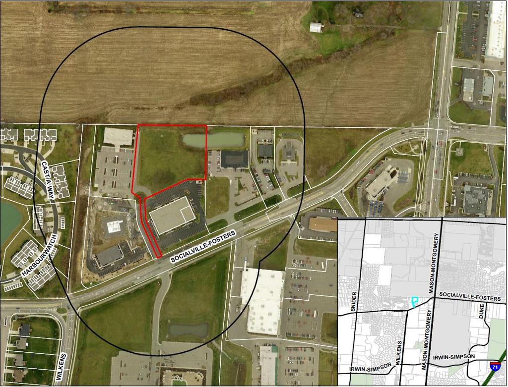 Aerial Image of Subject and Surrounding Properties Source: Deerfield Township Community Development Department.