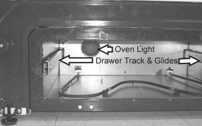 Use your other hand to pull the glide away from the oven (See ) until the glide hook disengages (See Fig. 3). 4. Repeat from step 3 above for the other side of the drawer. 5.