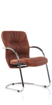 The versatile Vega highback and midback chairs feature knee-tilt synchro mechanisms for