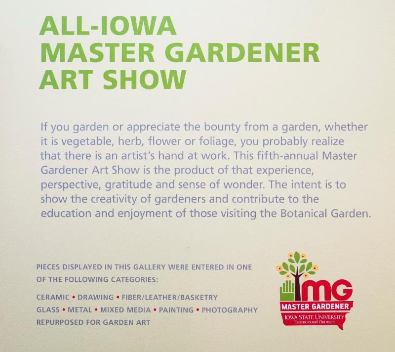 - At the Greater Des Moines Botanical Center Now through October 16th!