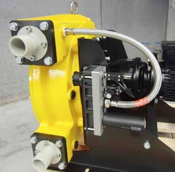 Vacuum equipment Vacuum equipment: The choice of vacuum equipment in our peristaltic pumps permits an evident improvement in the pump s suction conditions when they are working full out, either