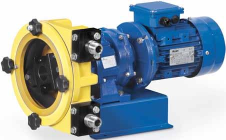 Flow rates from 10 to 1200 l/h, different drive options at fixed or variable speed, with the