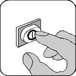 - Leave the machine door open after the cleaning process (a catch is provided in the door for this purpose).