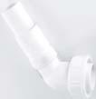 nozzle for discharge hose of domestic appliance 1 1 / 2 " x 1 1 / 2 " x 3 / 4 " V33L 1 1 / 4 " x 1 1 / 4 " x 3 / 4 " V34L Tee