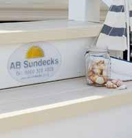 A beautiful deck really enhances your ABI holiday home.