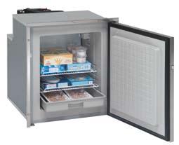 CRUISE Marine Freezers 63, 65, 90 CRUISE 63 Freezer INOX The CR 63 F INOX freezer has the same outside dimensions as CR 85 INOX fridge. Therefore these units can be perfectly mounted side by side.