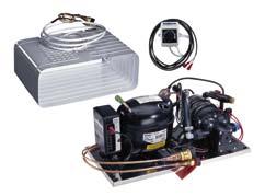 Water-cooled MAGNUM Fridge or Freezer use 12/24 V Danfoss compressor Universal kit AC/DC optional for a complete power supply compatibility (12/24 V, 230/115 V and 50/60 Hz) Easy