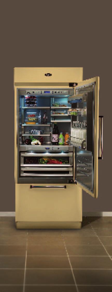 PREMIUM REFRIGERATION The AGA Premium Refrigerator has three separate temperature zones: the fridge, the fresco and the freezer.