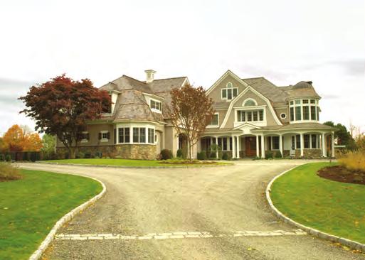 If yo u w e r e a b o u t t o visit one of Wilton, Connecticut s largest homes, it would be natural to envision an intimidating expanse of wood, stone and glass.