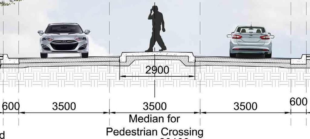 intersections are recommended Analysis of the 3-Lane cross section at the signalized intersections indicated that the roadway geometry will operate below capacity in the