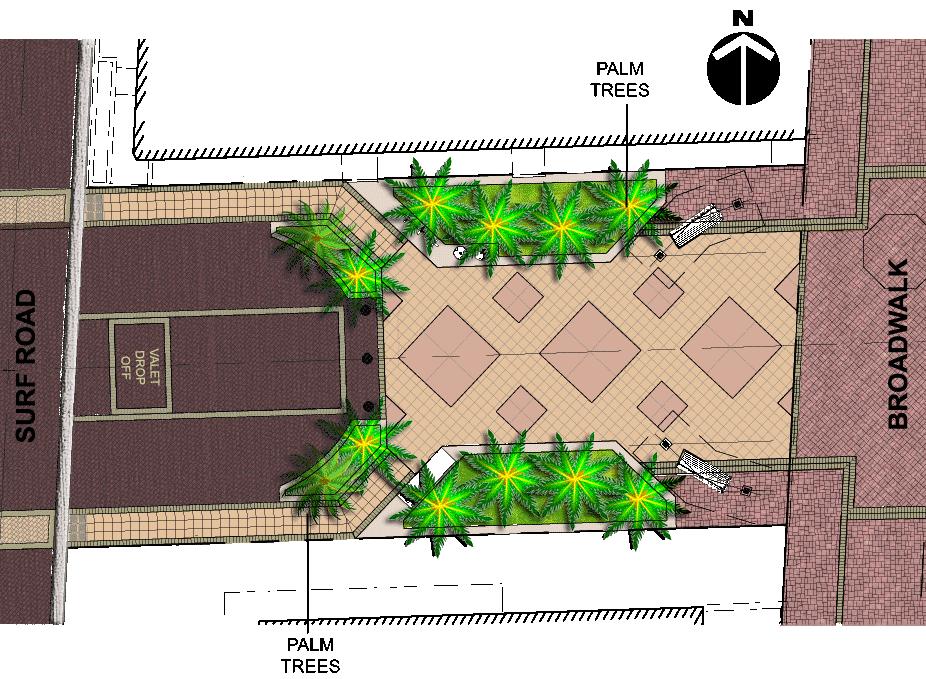 Phase III Streetscapes Streetend Plaza/ Parking Proposed