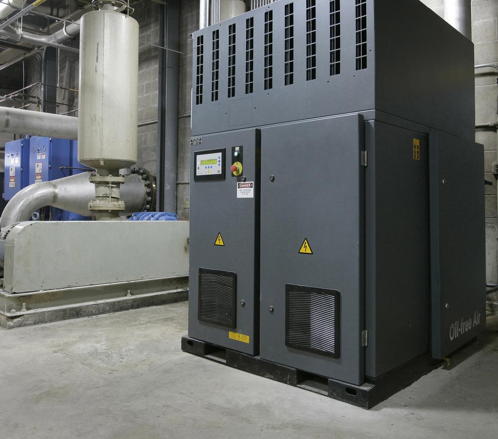 AIR COMPRESSORS AND VACUUM PUMPS General Requirements: Variable speed drive (VSD) air compressors and vacuum pumps are best suited for trim operation and in single compressor air systems that have