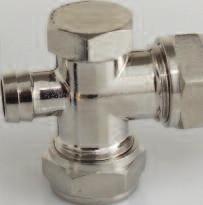 Available in both 10mm & 15mm versions 15mm Manual Drain- off Valve.