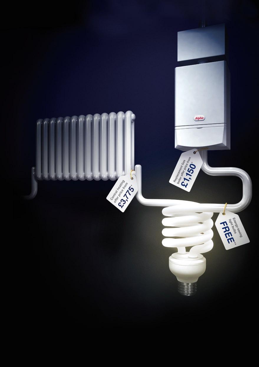 Heating 12 Another bright idea. Saving you money and energy.