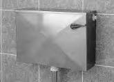 Options Available as single bowl or in a range form of 1, 2 or 3 urinals. Range urinals supplied with automatic cistern, flushpipe and feedpipes. Stainless steel wall divider panel.