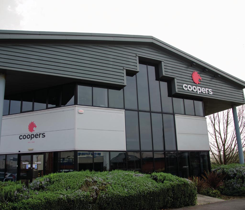 TESTING AND STANDARDS COMPANY PROFILE COOPERS FIRE Coopers Fire operates from two factories in the UK, the main office and factory on the south coast in Havant and one in Elland, West Yorkshire.