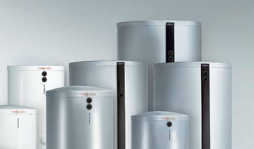 System technology The Vitocell range from Viessmann offers the right DHW cylinder for every demand, ideally matched to your heat generator.