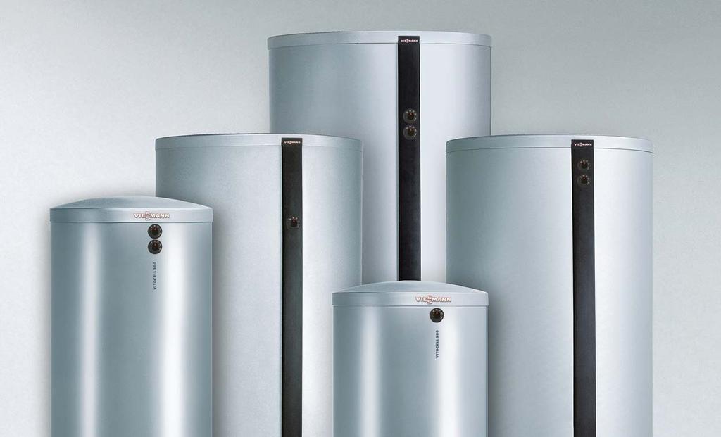 System technology DHW cylinders The Vitocell range from Viessmann offers the right DHW cylinder for every demand.