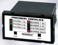 inputs Free message labels Red, green, or yellow field installable LEDs Built-in horn PLC Annunciator Powered from PLC Accepts common high or common low inputs Logic level Normally open switches Open