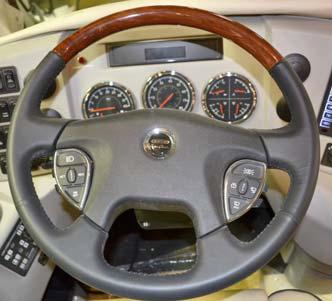 SECTION 3 DRIVING YOUR MOTORHOME Your coach is equipped with one of the following steering wheels.