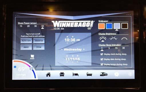 SECTION 6 ELECTRICAL Inverter Status (Located on touch tablet Home screen) -If Equipped Touch Tablet Main Menu Tap on Utilities (selection displays in white).