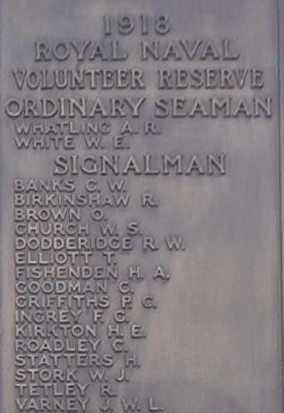 Signalman Wilfred John Stork is also remembered on the Tower Hill Memorial which is a Commonwealth War