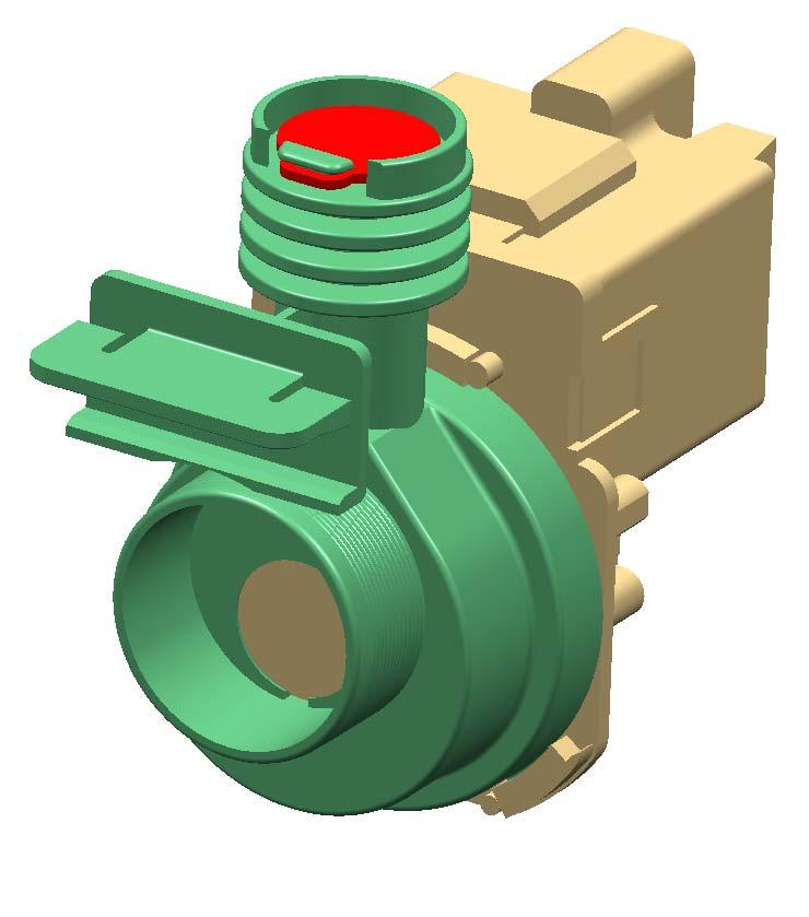 Drain Pump Hydraulic Design Modifications on first design proposal Backflow valve to outlet side and