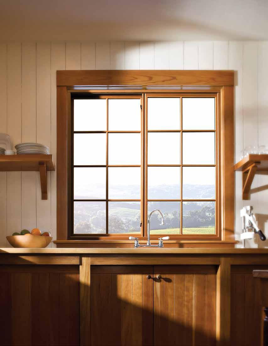 SLIDER WINDOWS WINDOWS SHOWN: Configuration: Slider Interior Finish: Douglas Fir