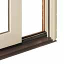 in. Security The 3-point lock on Premium Series sliding patio doors ensures safety and security with three lock points along the jamb on the top, bottom and