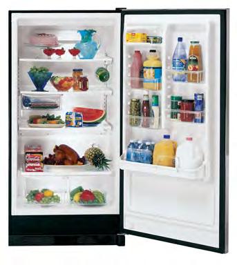 With Frost Free Operation, you are relieved of the burdensome chore of defrosting the refrigerator.