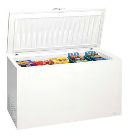 Chest Freezers Adjustable Temperature Control Interior Light 3 Removable Baskets (MFC25 and MFC20) 2 Removable Baskets (MFC15) Lock with Pop-Out Key Power-On Light Frost Indicator Button Manual