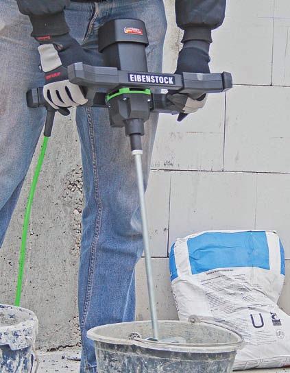 EIBENSTOCK POWER TOOLS Professional Mixing Drills for Fast, Efficient Mixing From self-leveling cements to prefab mortar, CS Unitec has a portable mixer to do the job quickly.