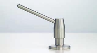 KINDRED STYLE SOAP DISPENSERS KSD100 $106.00 Chrome Finish Shipping Weight 1.3 lbs. (0.6 kg.) 9" [22.9cm] 3 1/2" [8.9cm] 3 1/4" [8.