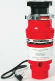 KINDRED WASTE DISPOSERS KWD33C1/EZ $126.00 CONTINUOUS FEED Shipping Weight 8.7 lbs. (3.9 kg.) 12 5/8 (32.07cm) 5 1/4 (13.33cm) 5 3/8 (13.65cm) 6 1/4 (15.87cm) 4 (10.16cm) 1 1/2 (3.81cm) 1/3 H.P. motor High-speed 1925 r.