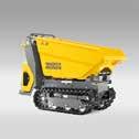 Track dumper For favorably priced material transport in difficult conditions.