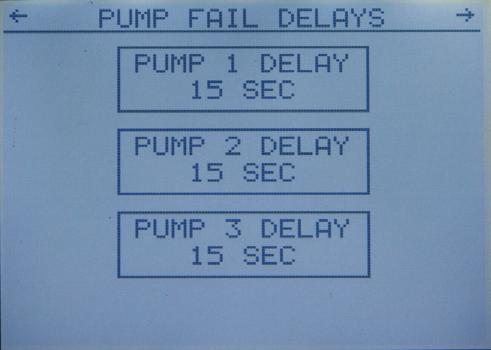 Default is set for Auto-Cyclical. In Auto-Cyclical mode, the pumps are called and stopped based on their pre-defined setpoints and alternated at the end of each cycle.