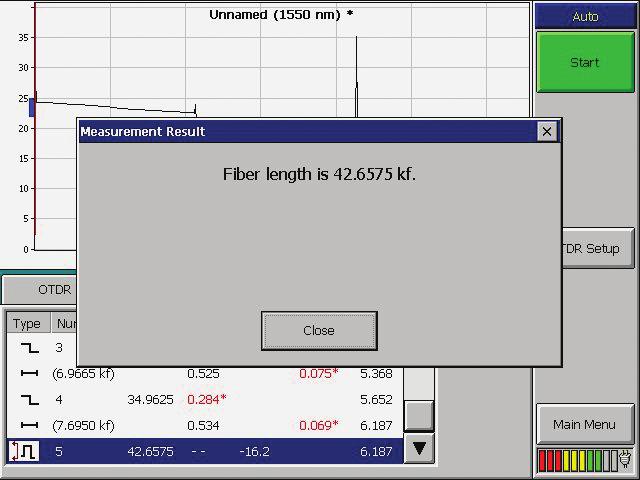 All EXFO OTDR modules provide a stable light source, as well as the option to add a visual fault locator. All the OTDR Modes You Need The FTB-100B s OTDR software is both automated and simple to use.