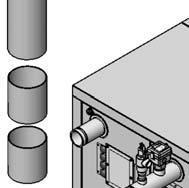 Work from the appliance to vent or air termination. Do not exceed the lengths given in this manual for the air or vent piping. 2.