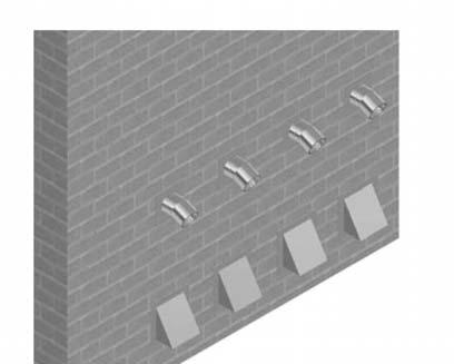 5 Sidewall direct venting (continued) 2. Place wall penetrations to obtain minimum clearance of 12 inches (305 mm) between vent pipe and adjacent air inlet, as shown in FIG. 5-5 for U.S. installations.