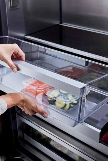 0 cubic feet of storage capacity. Largest Capacity Column Seamless Kitchen Design Precise Preservation Food deserves to stay fresh as long as possible through optimum temperature.