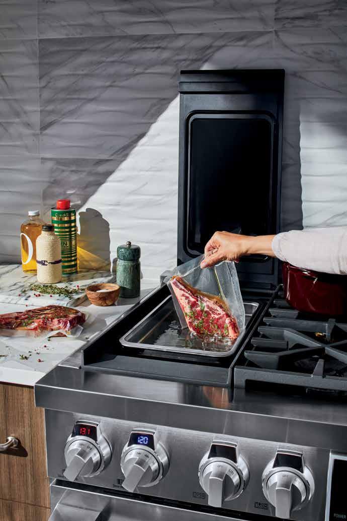 Features Built-In Sous Vide There s no excuse for an overcooked steak anymore.