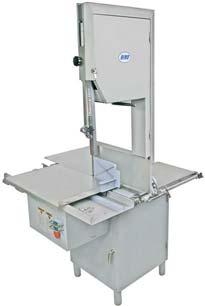 MODEL 44SSFH 18 (455mm) MEAT SAW Head Structure: Fixed, stainless steel. 3 HP (2.2kw), 50 or 60 Hz, 3 phase open.
