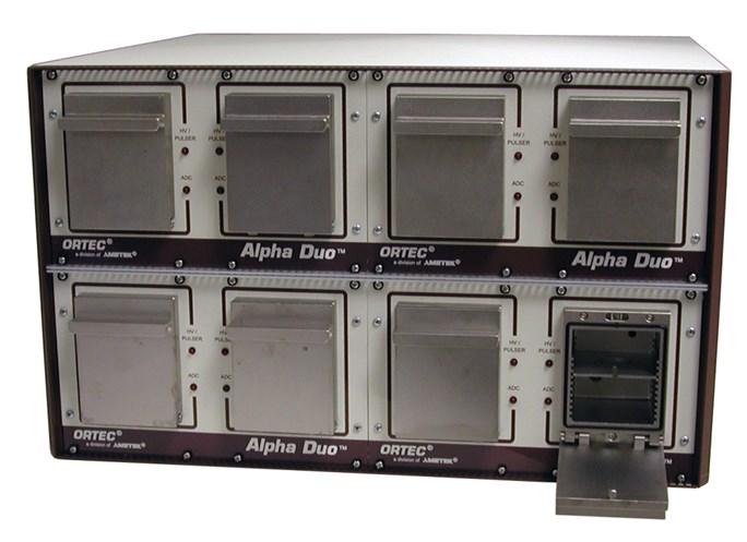 ALPHA-ARIA, ALPHA-DUO and ALPHA-ENSEMBLE-8 Each product is a fully integrated Alpha Spectrometer in that they include all the electronics plus vacuum chamber and associated hardware requiring only a