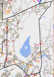 A Quick Look at Concreteville s LAND COVER CHANGE 1985-2002 There is a short section in this talk that goes over some basic data layers for the town in question.