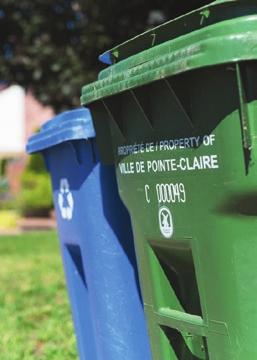 How to place your bins or containers 1 2 3 Your rolling bins or waste containers must be placed at the end of your driveway, after 6 p.m. the day before the collection or before 7 a.m. on the day of the collection itself.